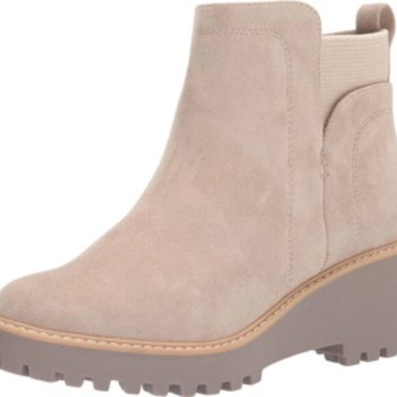 DV by Dolce Vita Women's Rango Wedge Boot Light Gray Size 11 - Picture 2 of 6